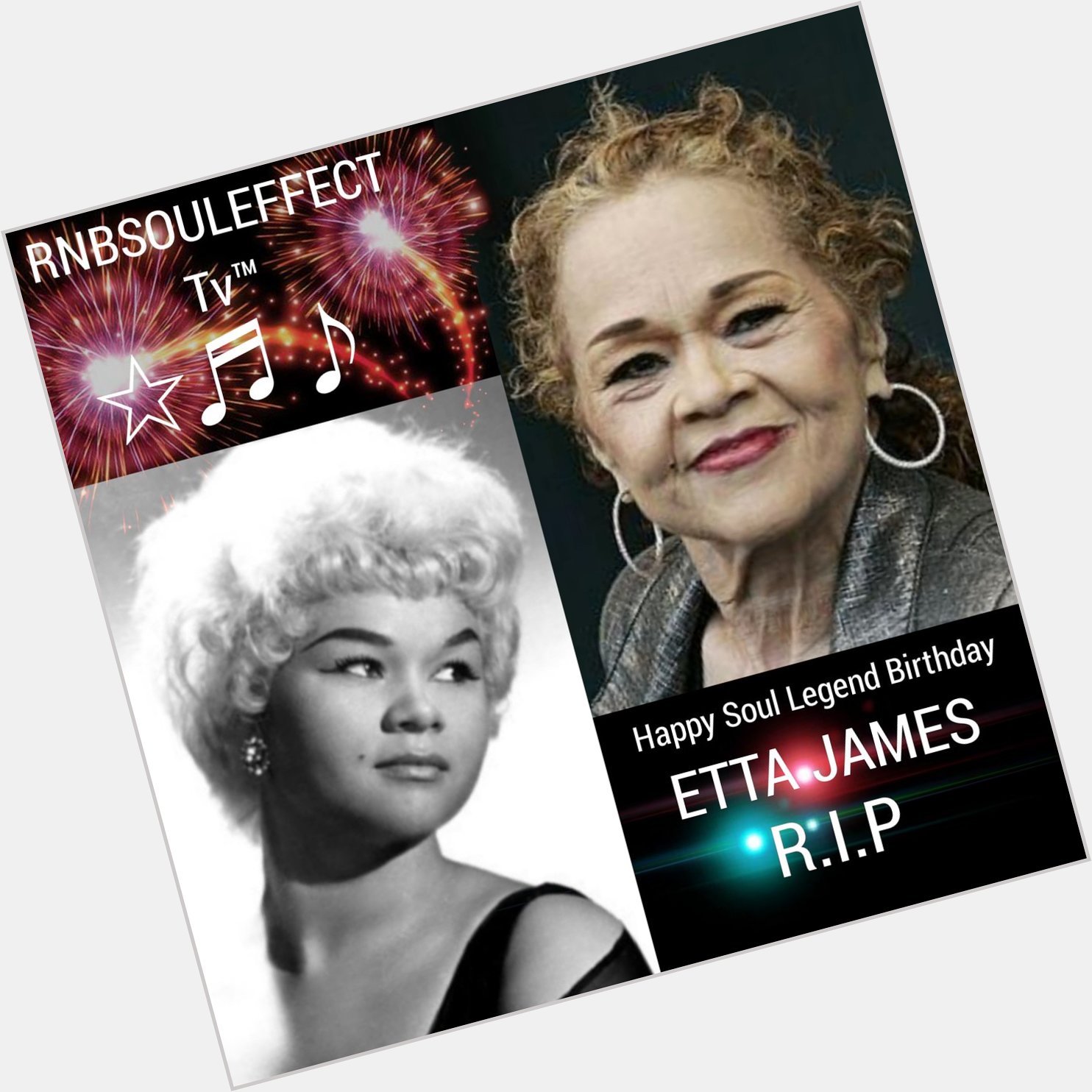 Happy Soul Legend Birthday Etta James    