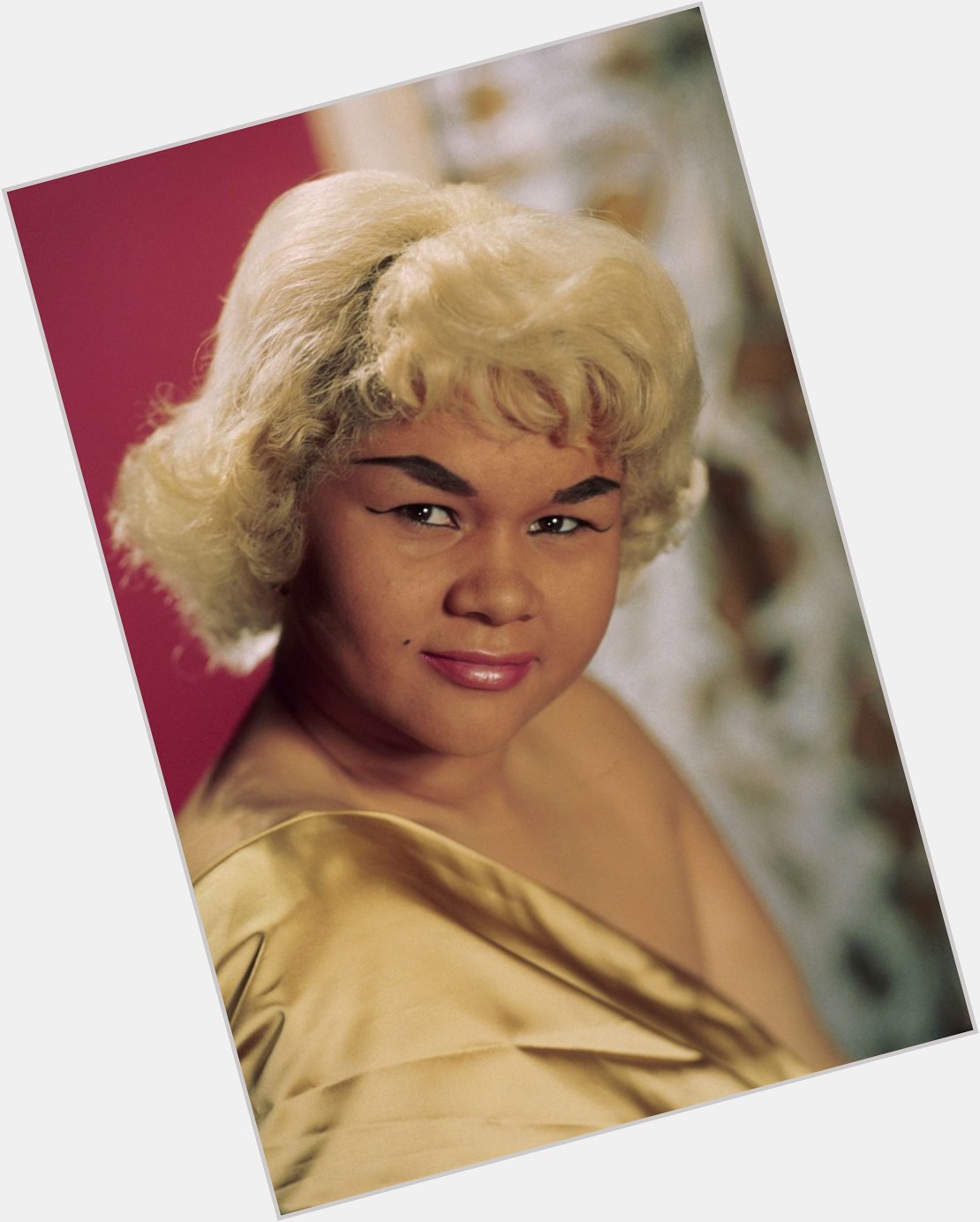Happy bDay Etta James, singer of legendary hit \"At Last\" 