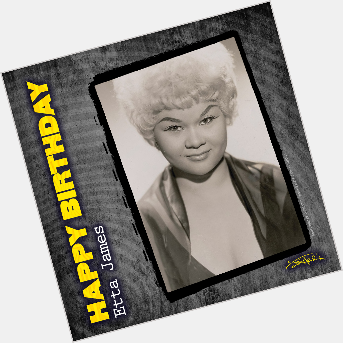 Happy Birthday to Etta James
January 25, 1938 - January 20, 2012  