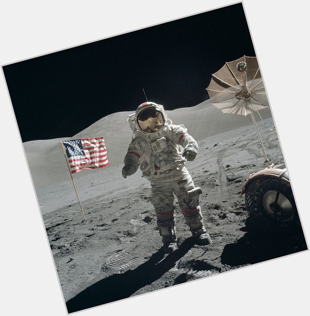 Happy birthday to Eugene Cernan, who was the last man to walk on the moon! 