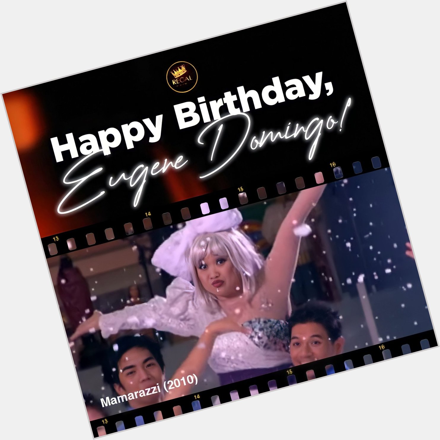 Happy Birthday, Eugene Domingo!  We wish you all the best in life! From your Regal Family! 
