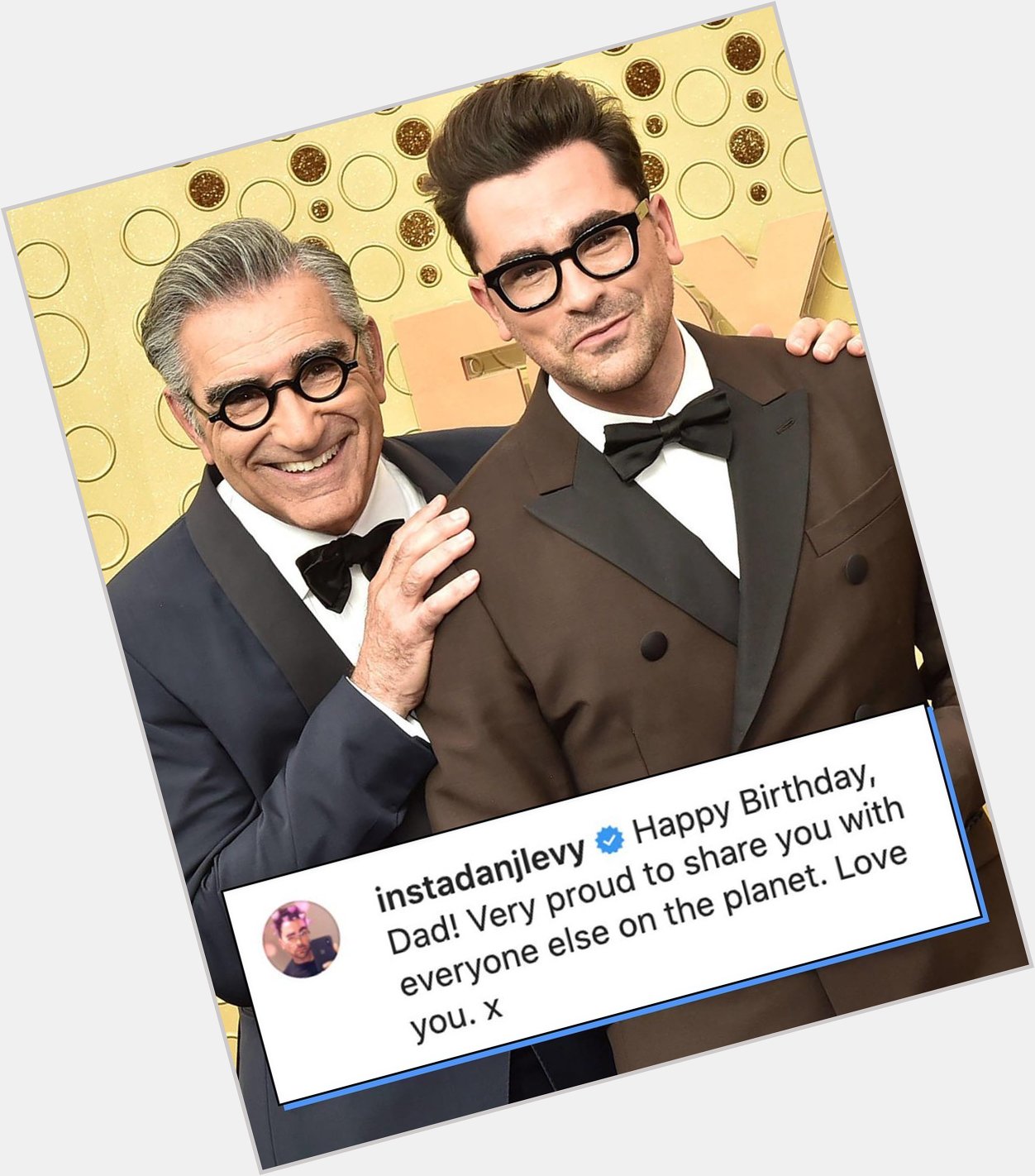 Happy birthday, Eugene Levy. Thanks for letting us share you with everyone else on the planet. ( : Getty/Instagram) 