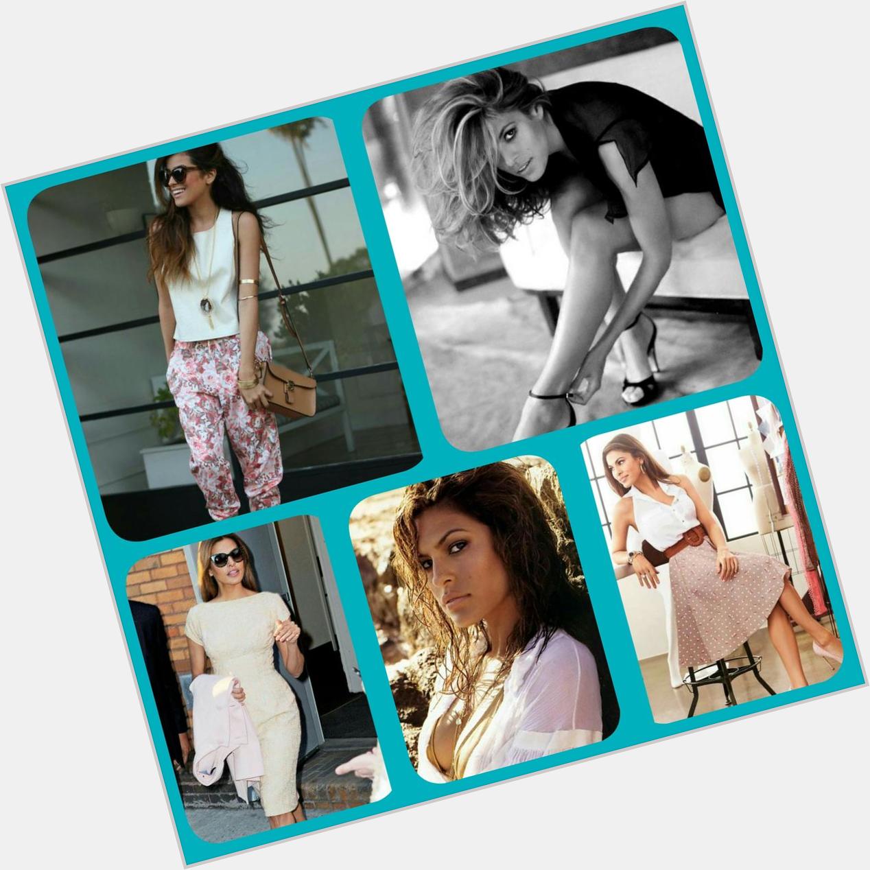 Happy Birthday to our favorite style icon, Eva Mendes      
