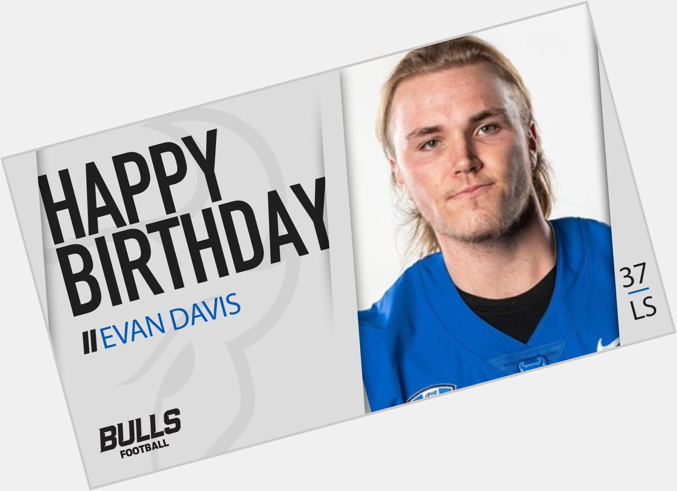 Happy Birthday to Bulls LS Evan Davis! I 