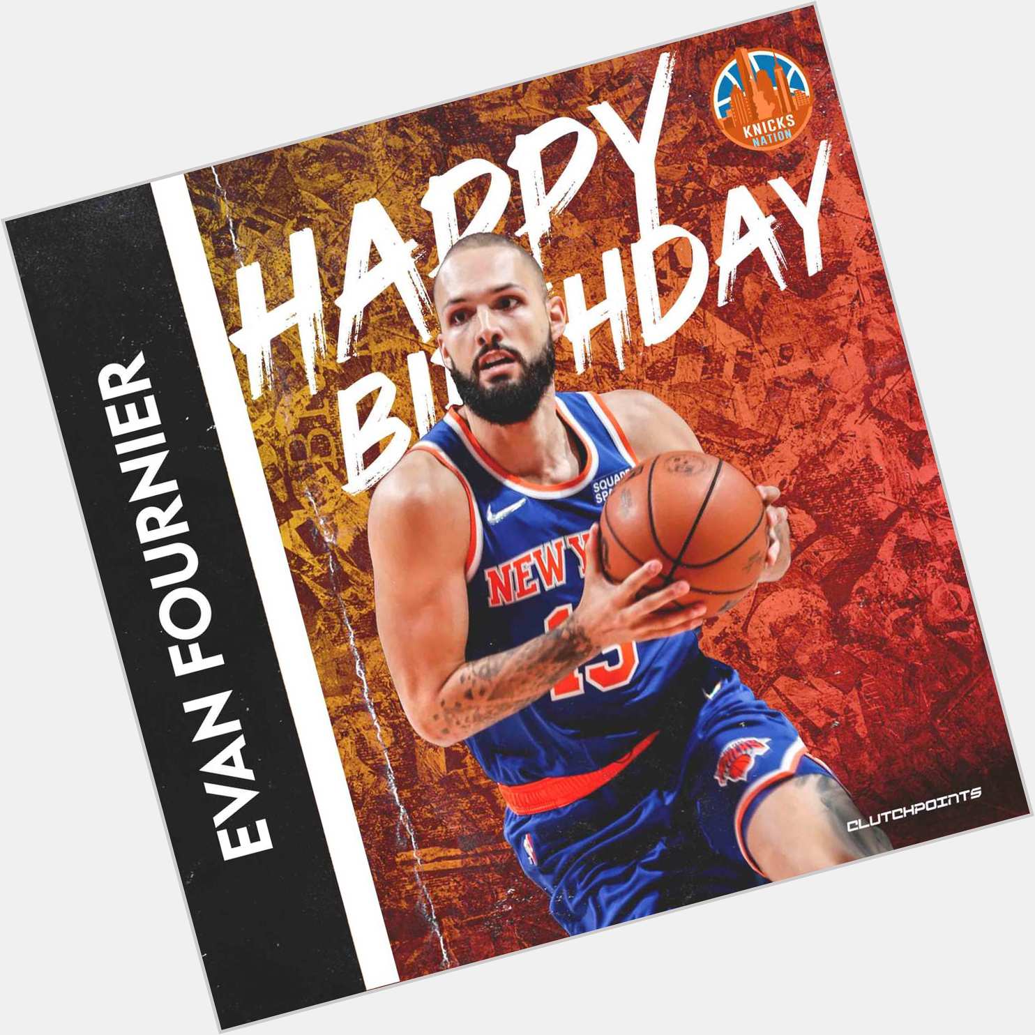 Join Knicks Nation in greeting Evan Fournier a happy 29th birthday!  