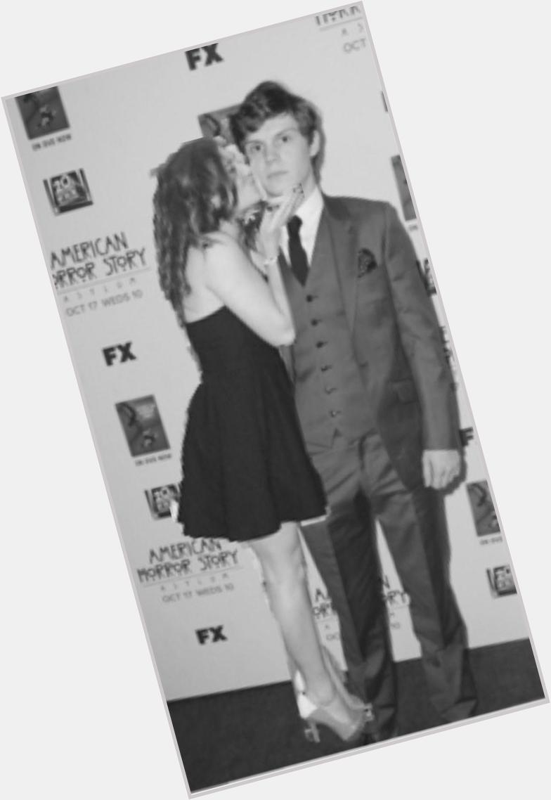 Blurry pic, but happy birthday to the Evan Peters aka my babe!!!! best bf ever  