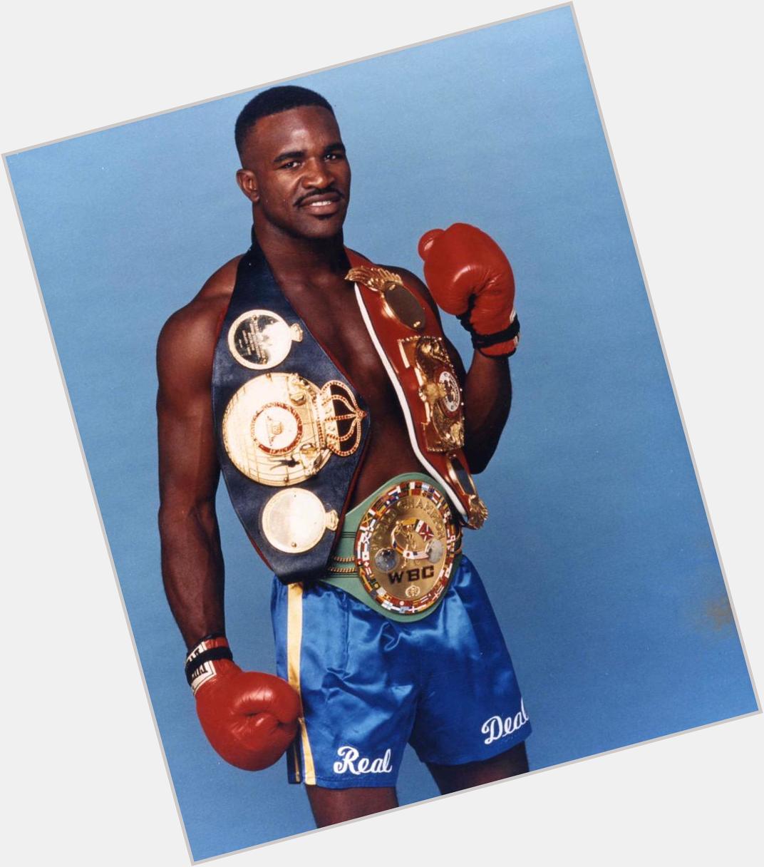 Happy 53rd birthday to the only 4x world heavyweight champion, \"The Real Deal\", Evander Holyfield. 