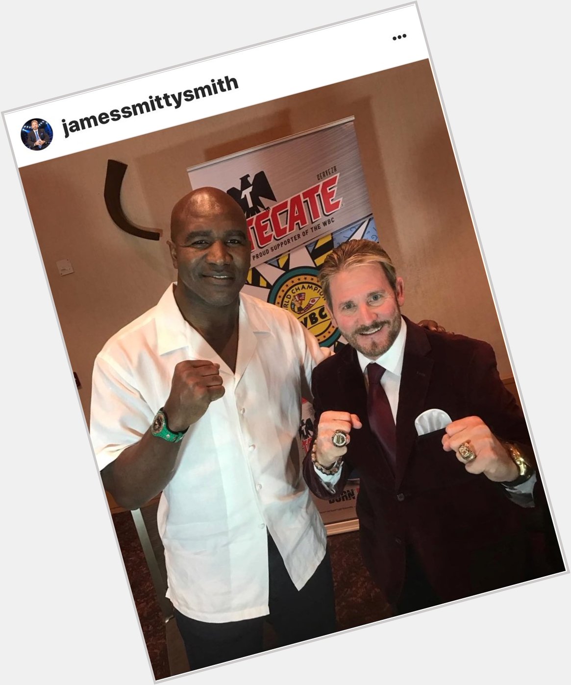 Happy Birthday to The Real Deal Evander Holyfield.      
