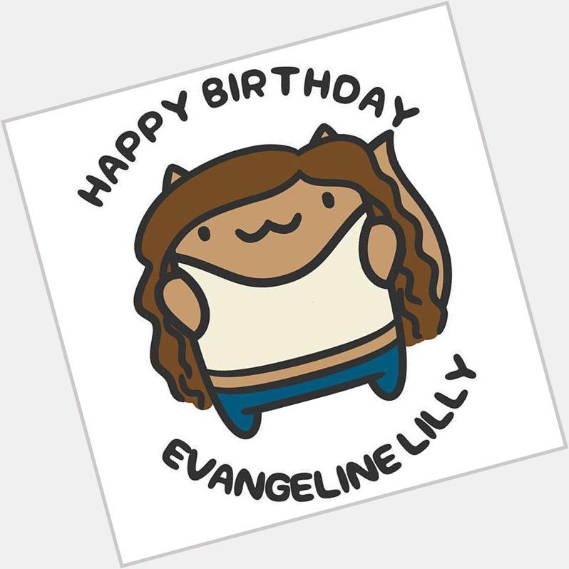 Happy Birthday, Evangeline Lilly! Hooray for more Lost references!  