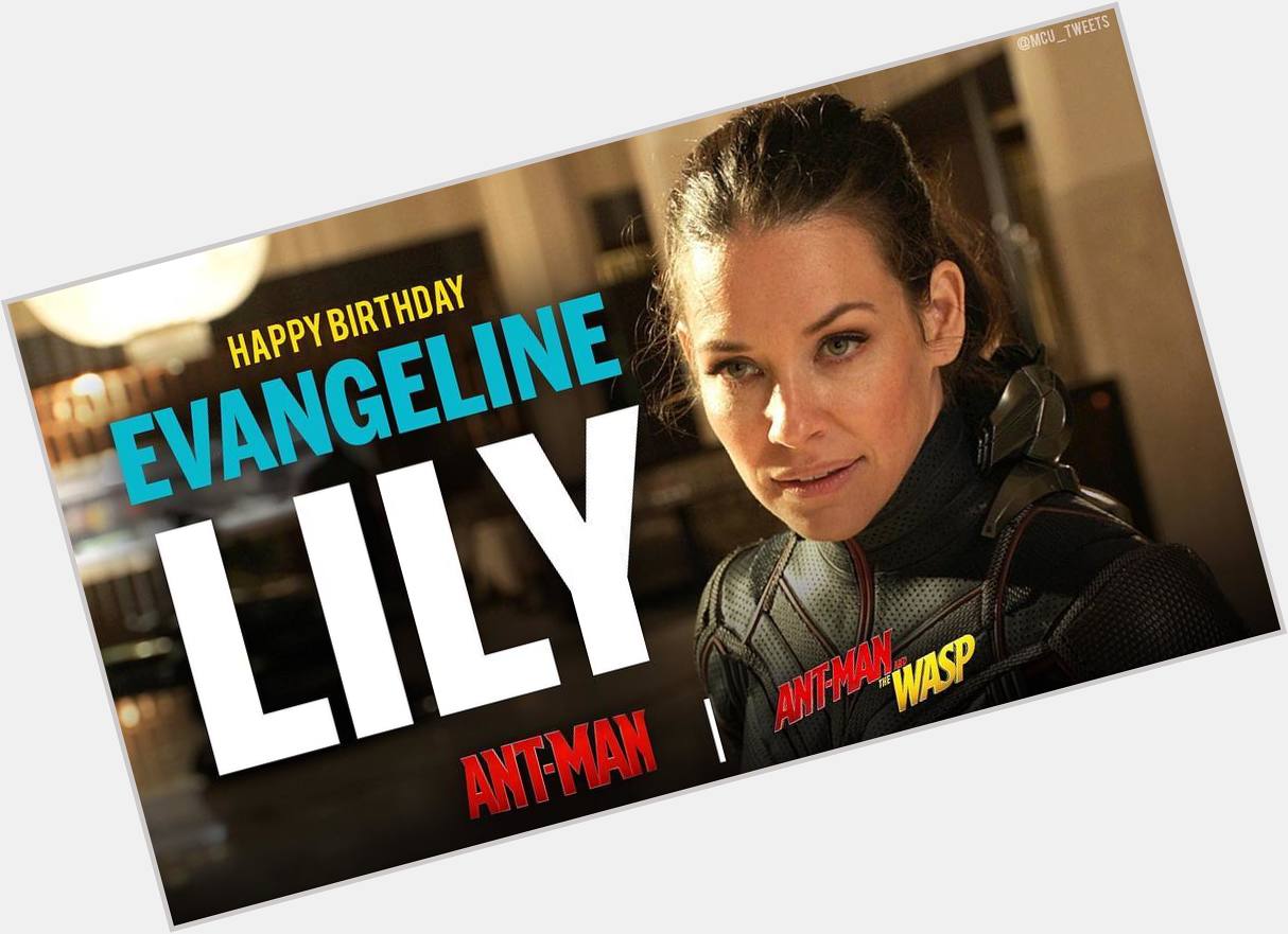  Birthday Evangeline Lilly 