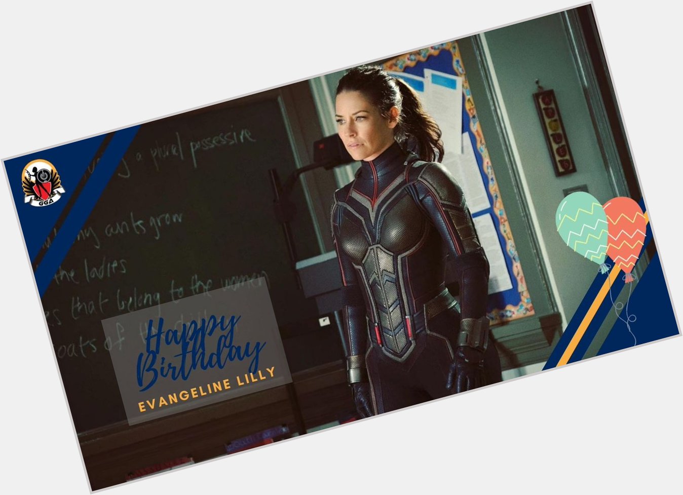 Happy Birthday, Evangeline Lilly, aka Hope van Dyne aka Kate Austen!  