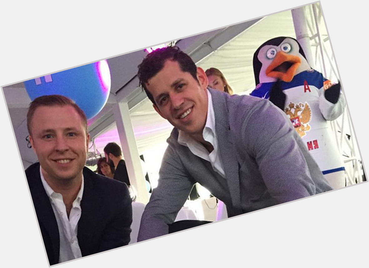 Because of course this is how Geno celebrated his birthday: with penguins everywhere  