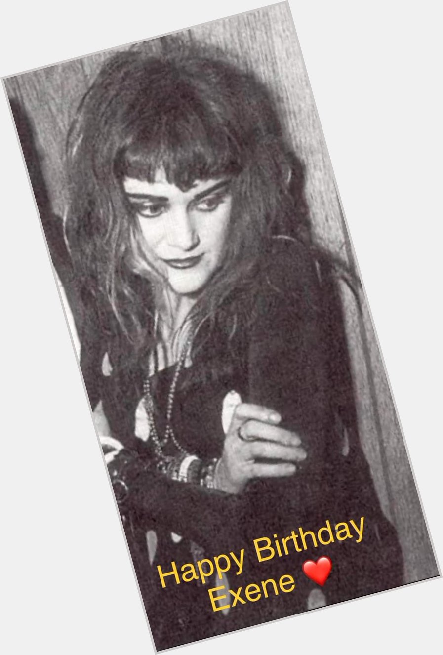 Happy Birthday to punk poet, singer, & songwriter EXENE CERVENKA of the mighty band, X! A true original! 