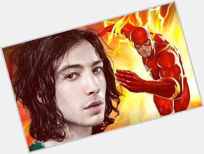 Liked on by superherofeed :HAPPY BIRTHDAY EZRA MILLER! Can\t wait for this talented badass to portray Th 