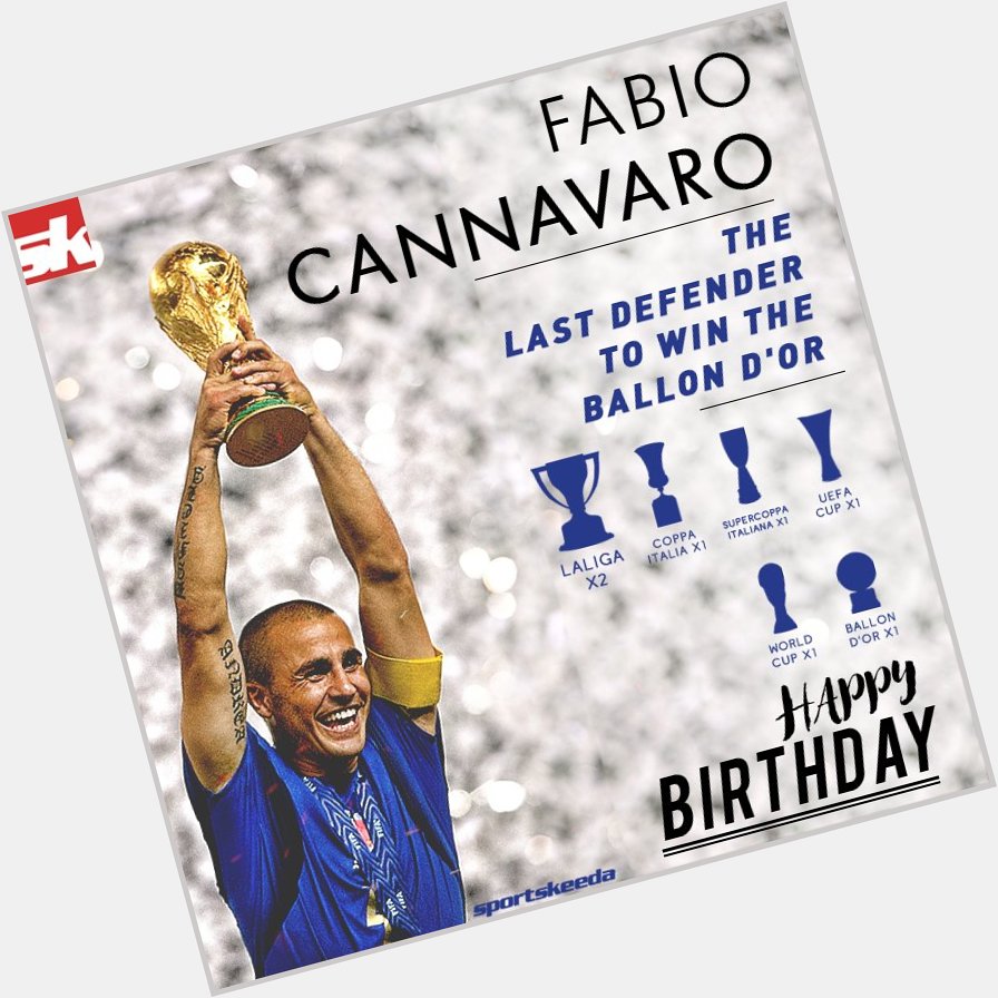 Happy Birthday Fabio  One of the greatest defenders ever! 
