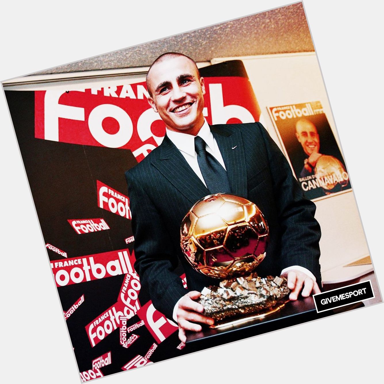 The only defender to win the Ballon d\Or Happy birthday Fabio Cannavaro    