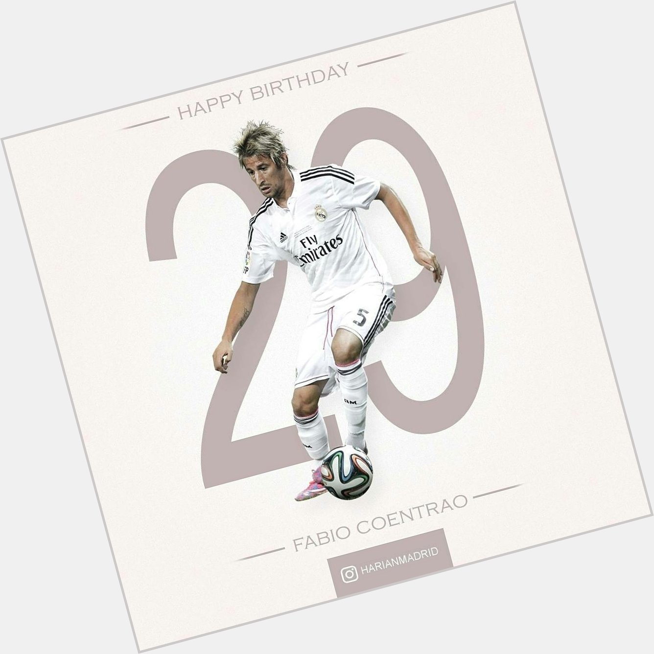 Happy Birthday To Fabio Coentrao, Who Turns 29 Today!    