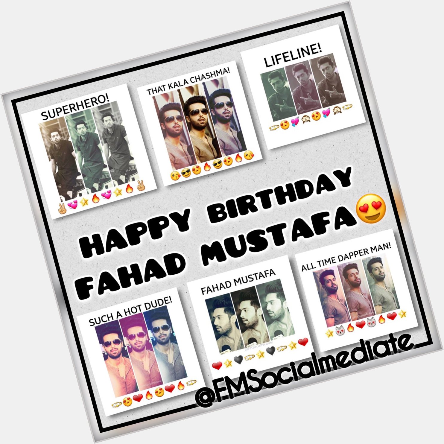 Here\s wishing The Superstar of Industry FAHAD MUSTAFA a very Happy Birthday!!     LOVE YOU !!   