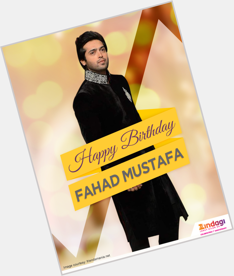 Happy birthday fahad mustafa bhai may allah bless the all time talented person 