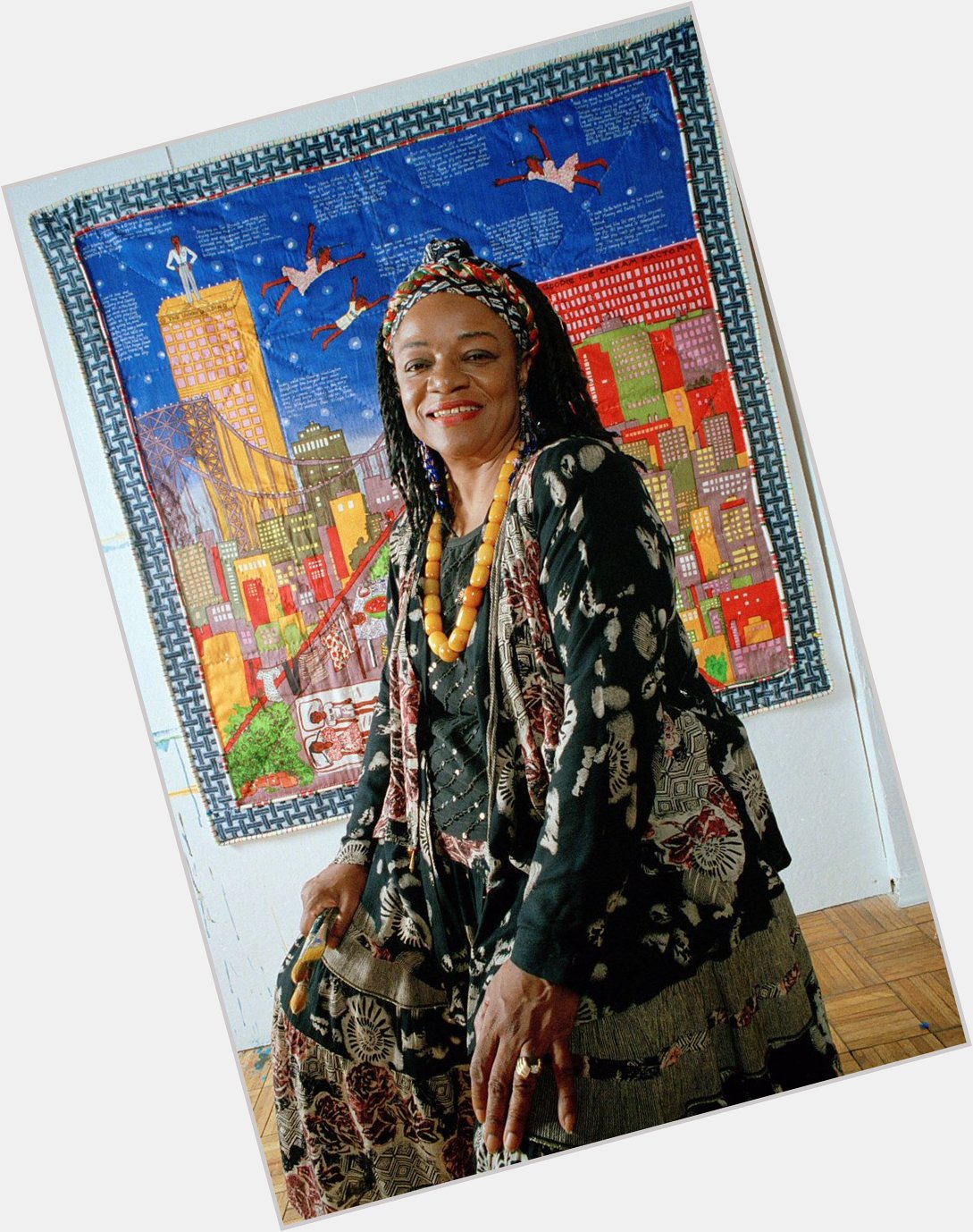 Happy 90th birthday to Faith Ringgold, the queen of quilts 