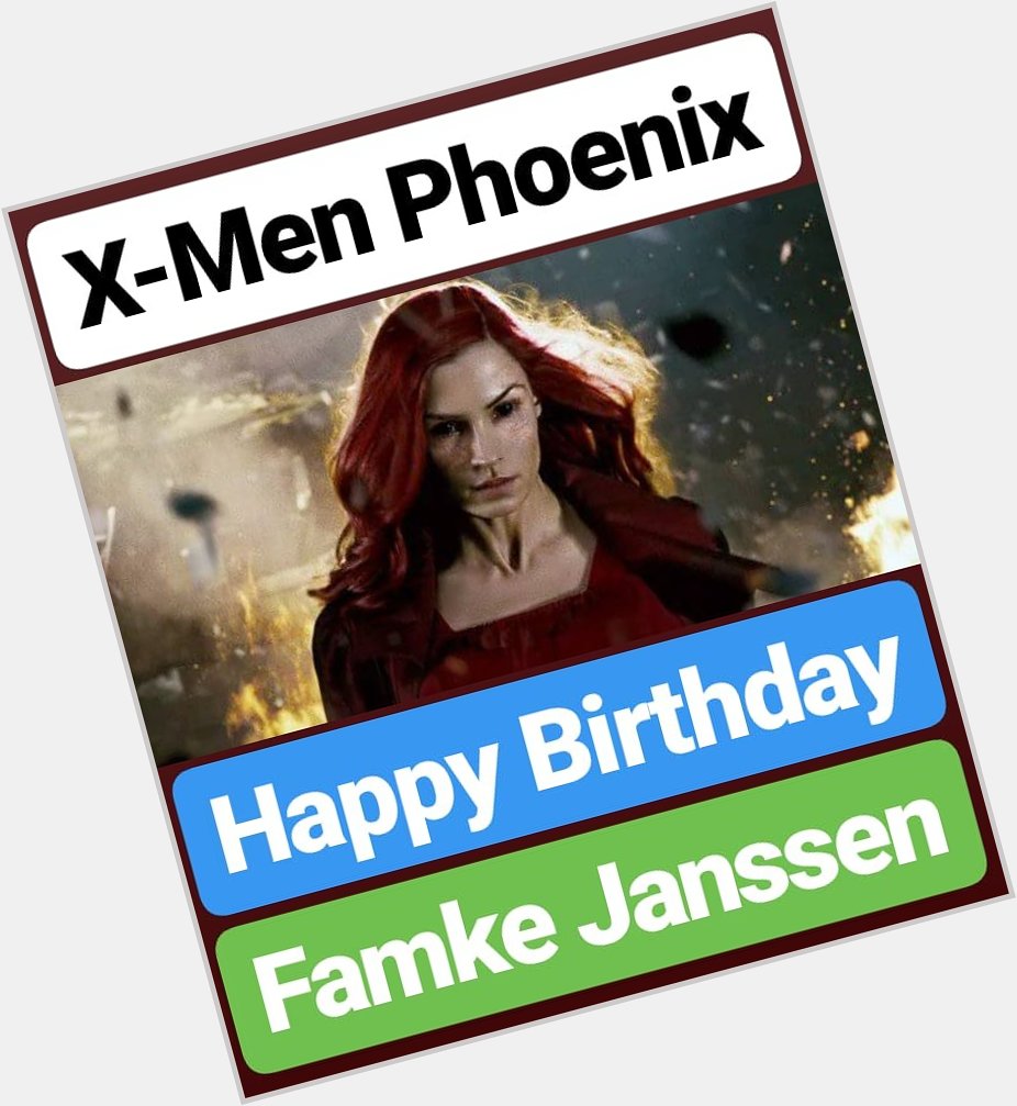 Happy Birthday 
Famke Janssen   