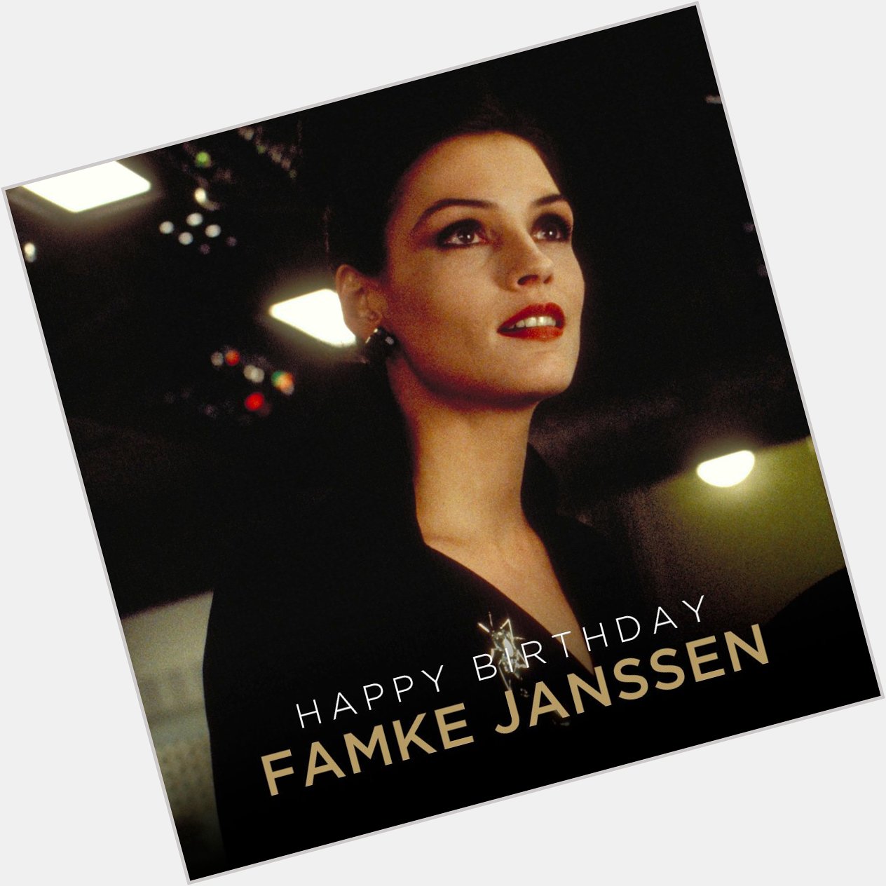Wish Famke Janssen, Xenia Onatopp in GOLDENEYE (1995), a very Happy Birthday. 