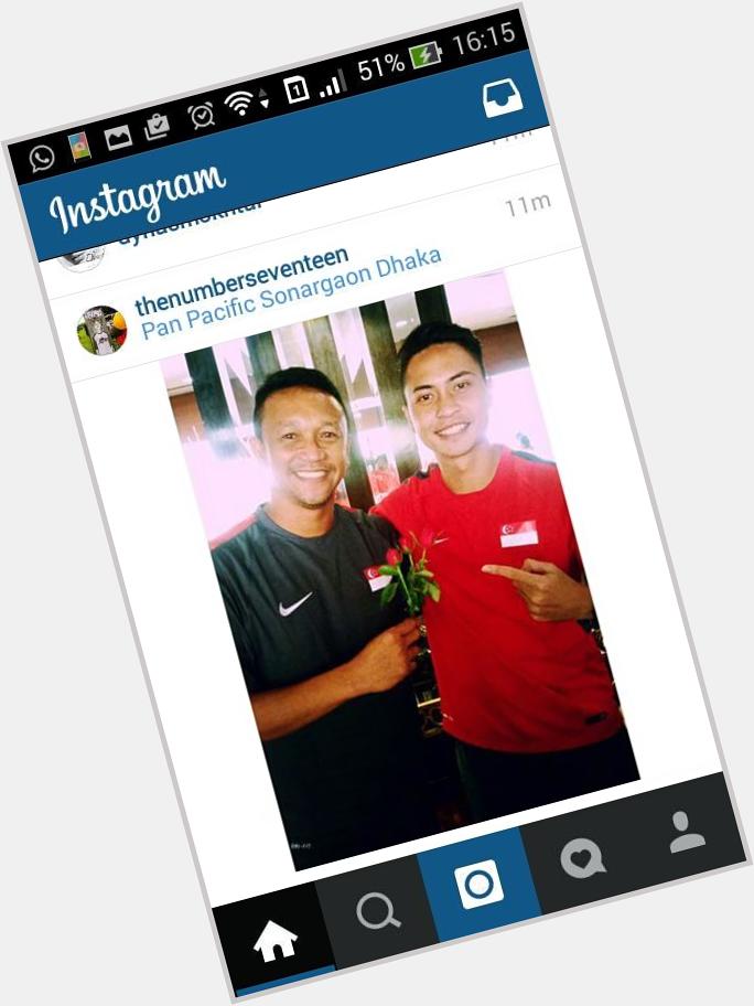 Happy Birthday Coach Fandi Ahmad. Semoga dipanjangkan umur dan dimurahlan rezeki 