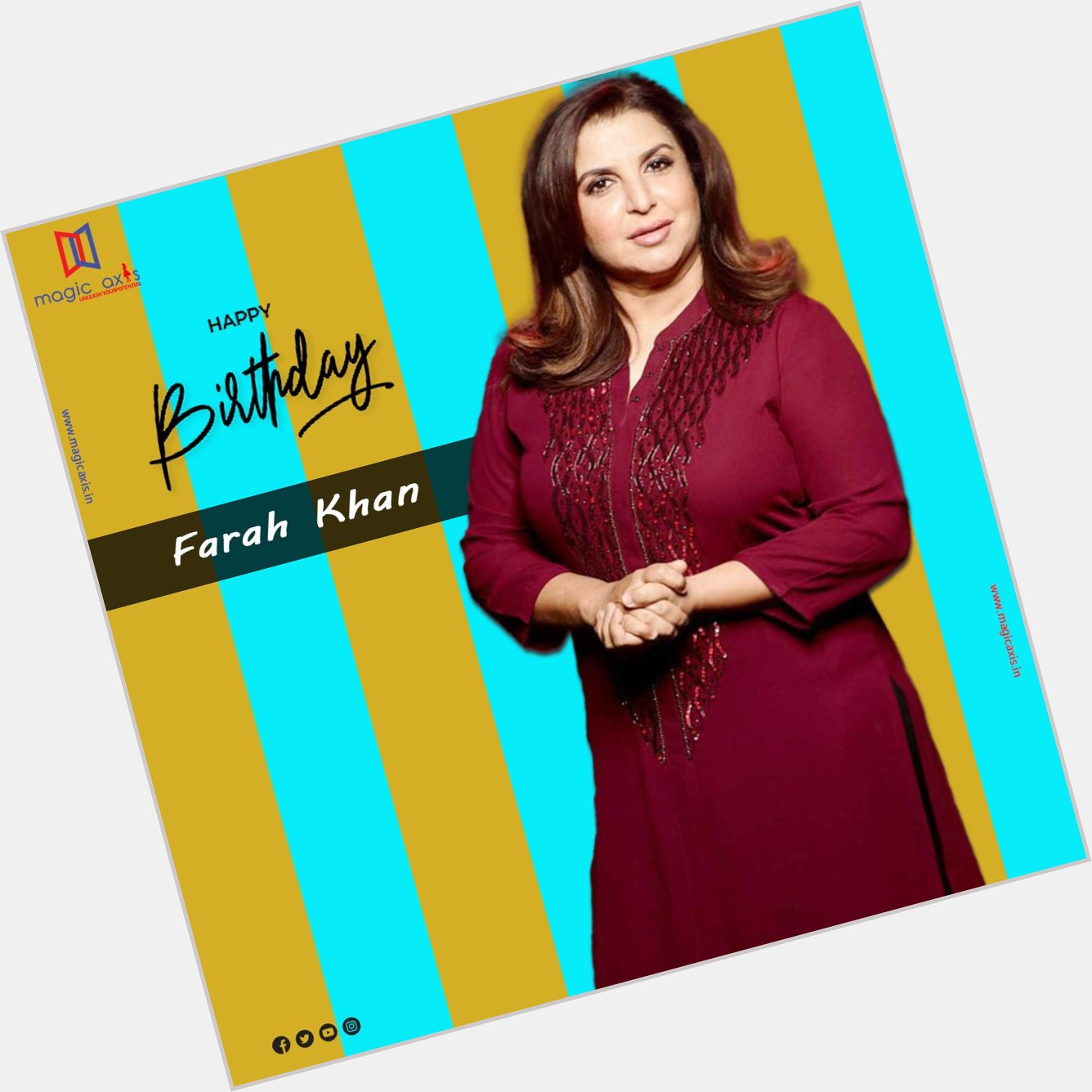Happy birthday to one of the finest director and choreographer Farah khan!  