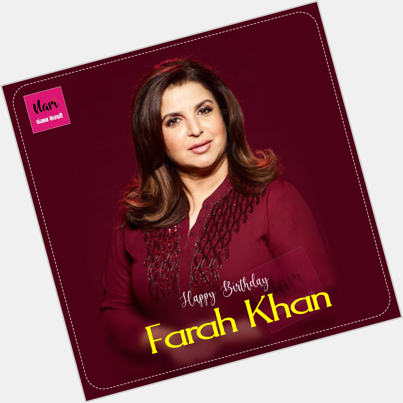 Wish You Happy Birthday Farah Khan      