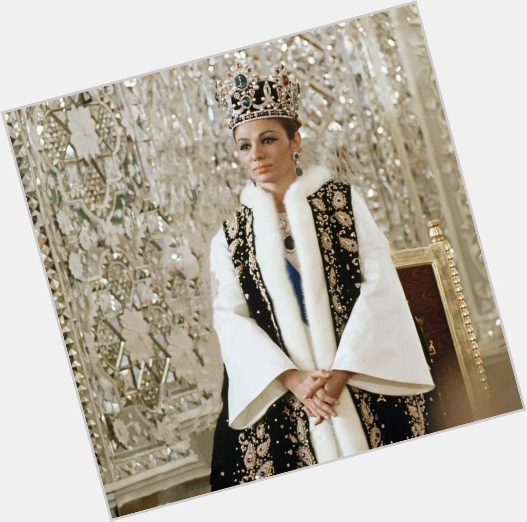 Happy 84th birthday majesty Queen and shahbanu Of Iran Farah Pahlavi                         