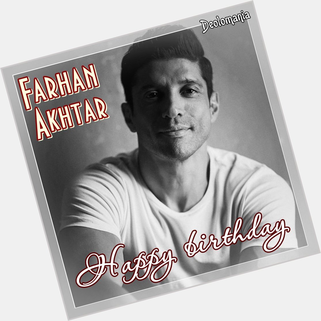 Wishin\ a very happy birthday to multitalented Farhan Akhtar!     