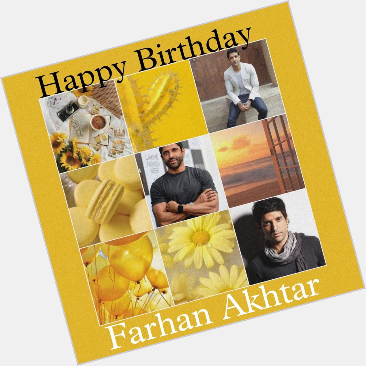 Happy Birthday
Farhan Akhtar   