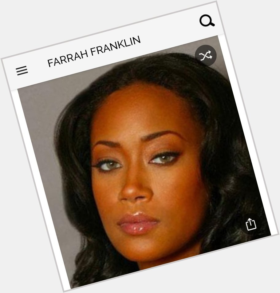 Happy birthday to this R&B singer. Happy birthday to Farrah Franklin 