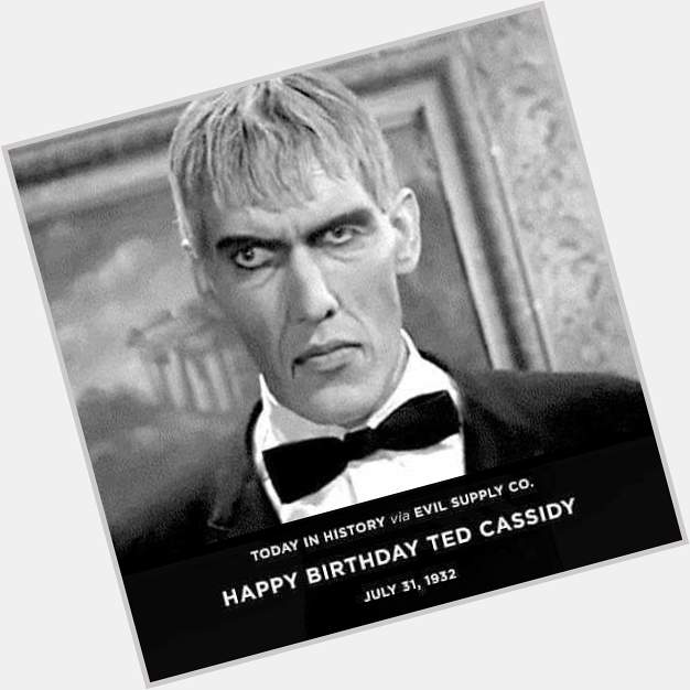 Happy Birthday to Ted Cassidy, Milton Friedman, J.K.Rowling & Harry Potter, and Fatboy Slim! 