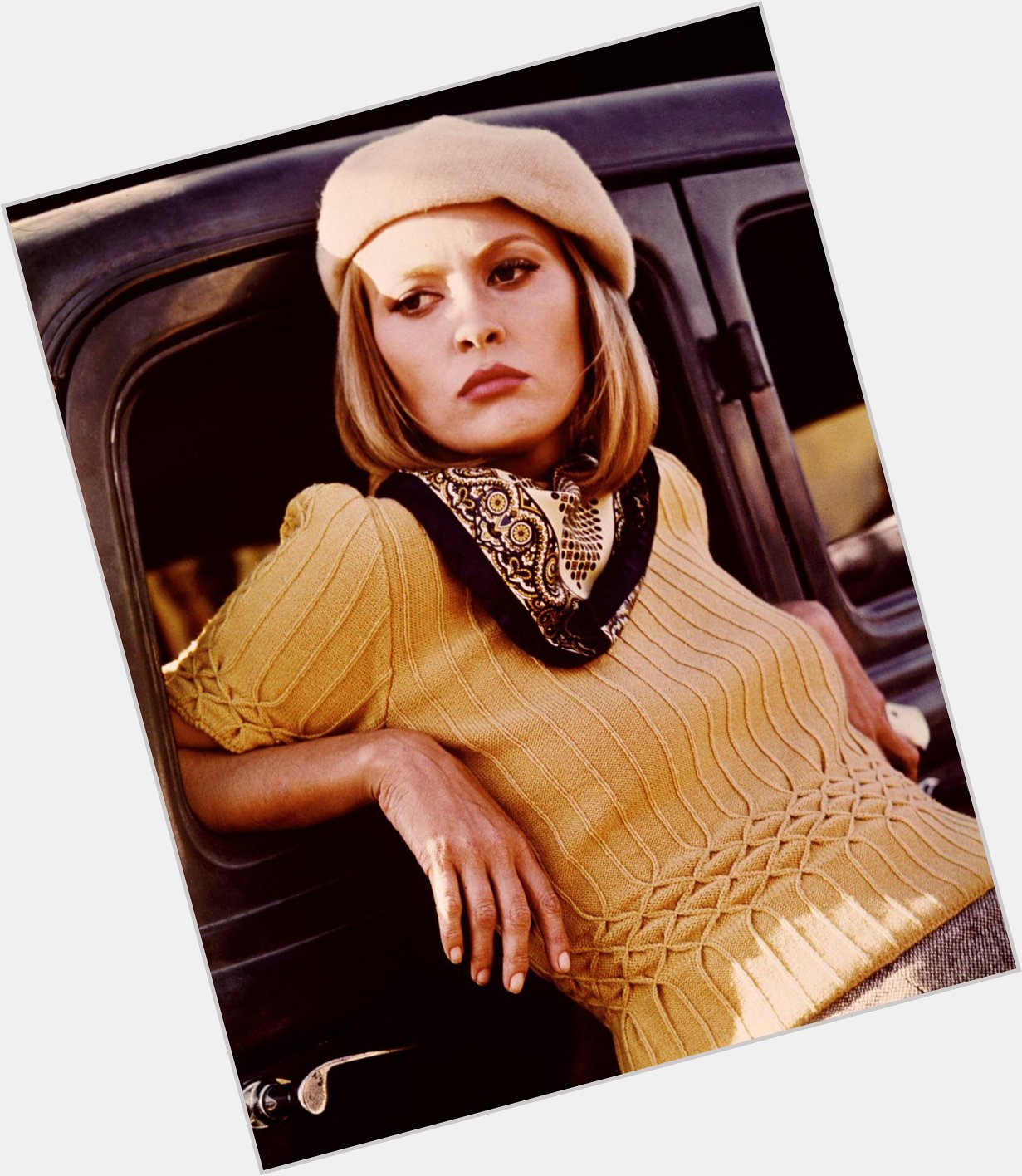 Happy Birthday 77th Birthday Faye Dunaway! \"We rob banks!\" -as Bonnie Parker in Bonnie and Clyde 
