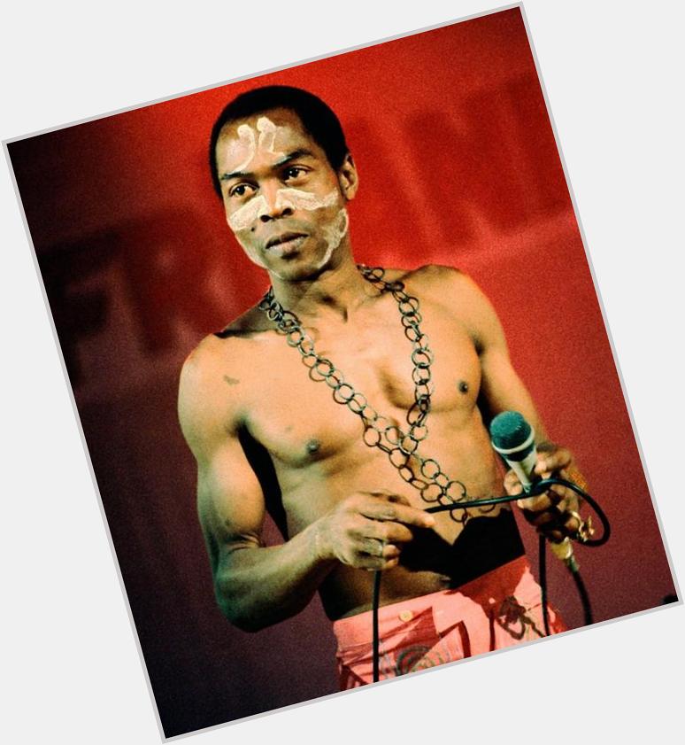 Greatest African musician ever" Happy Birthday, Fela Kuti! -->  