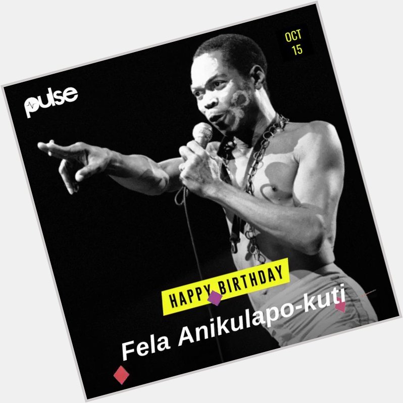 Happy birthday to music genius and legend Fela Kuti, he would have been 82 years today.  