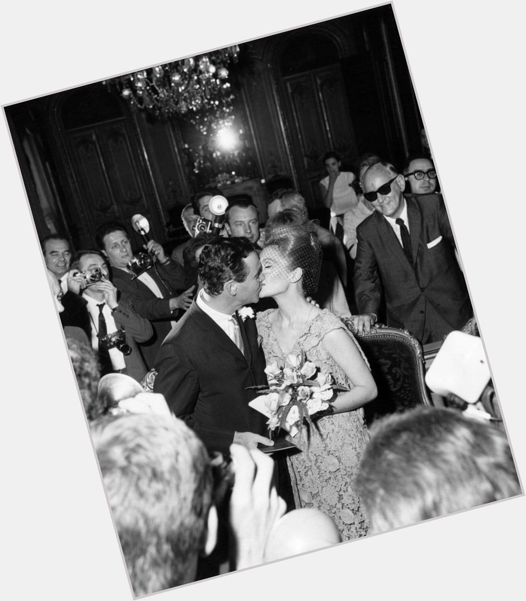 Happy 89th Birthday to Felicia Farr here with Jack Lemmon on their wedding day cir. 1962! 