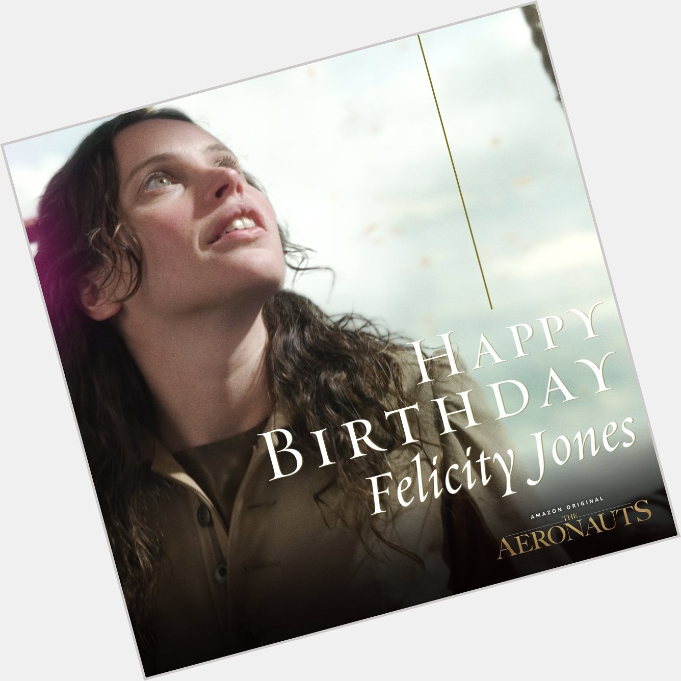 Happy Birthday, Felicity Jones! We can\t wait to soar to new heights with you this December. 