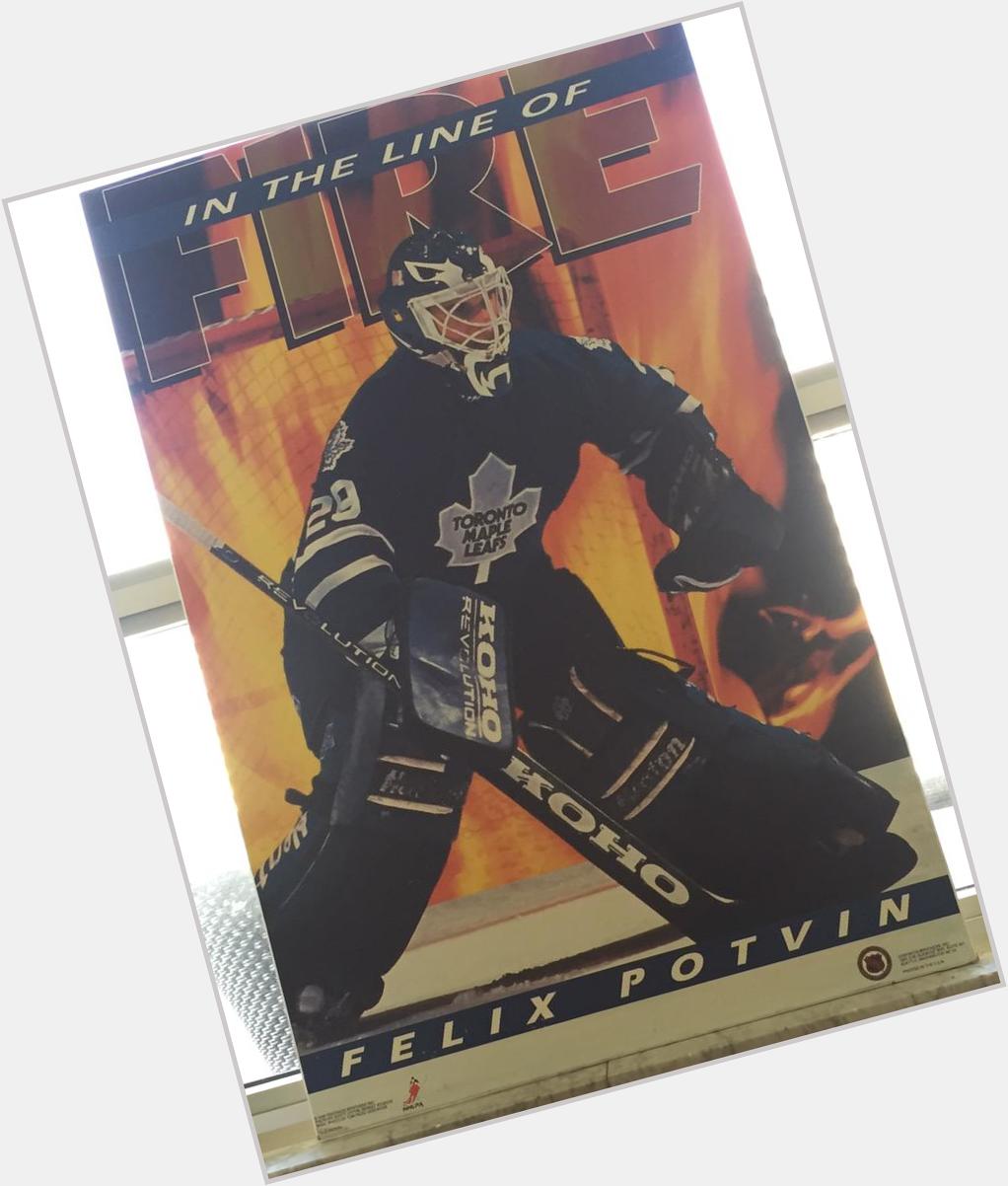 Happy birthday Felix Potvin. Here\s a rad poster I have in my living room 
