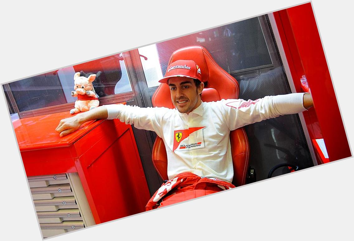 Happy 34th Birthday to Fernando Alonso who took 11 wins for the Scuderia Ferrari from 2010 to 2014 