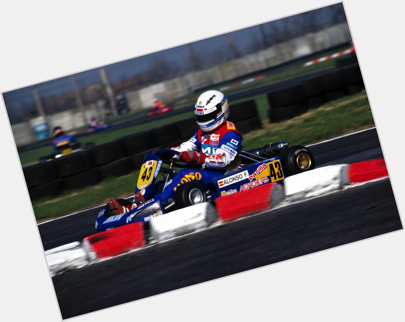 Fernando Alonso is 34 today - Happy Birthday, Fernando! Here he is as a karting star, back in his teenage years... 