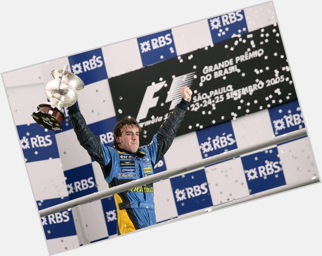   Happy birthday to the then youngest World Champion in history, Fernando Alonso... 