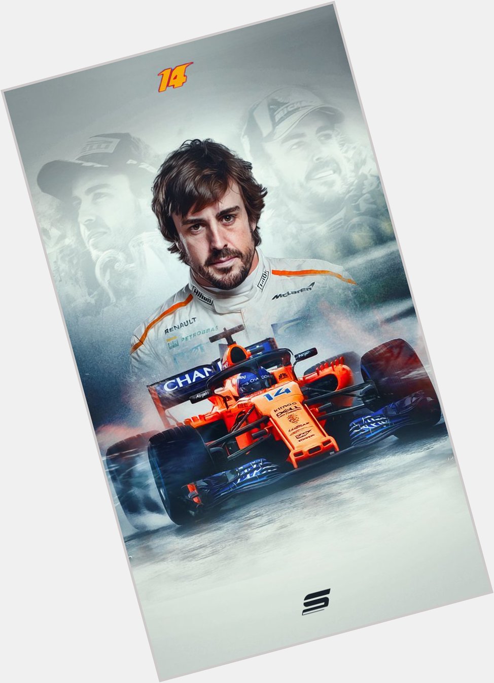 Happy birthday Fernando Alonso Wallpaper 2018. I hope you like it! 