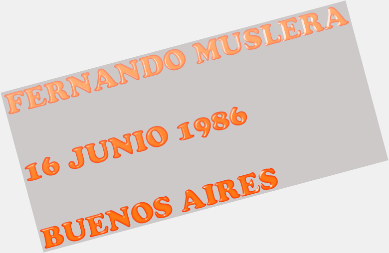 Happy 29th birthday Fernando Muslera !! 