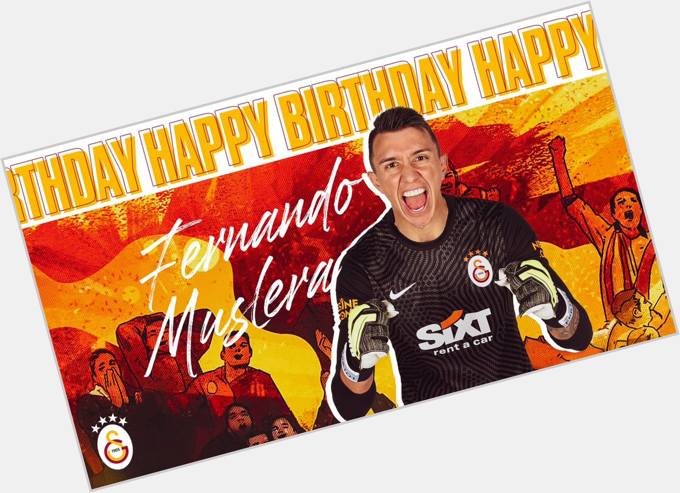 Galatasaray efsanesi kaptan Fernando Muslera 35 ya  nda!  Happy birthday, Nando!    