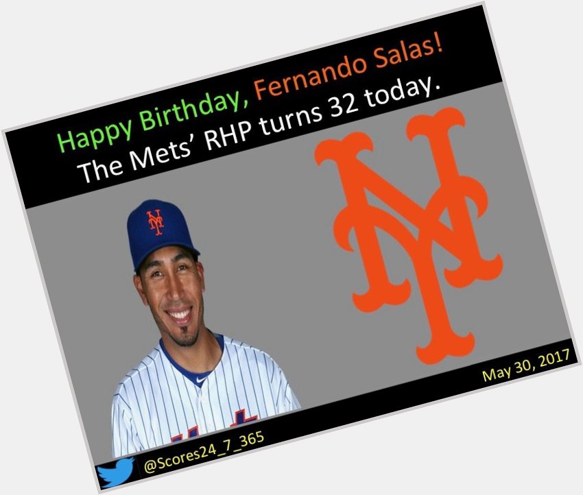  happy birthday Fernando Salas! 
