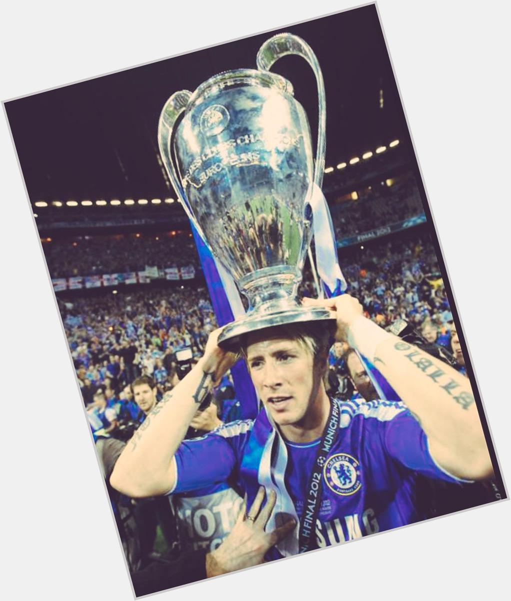 Fernando Torres at Chelsea: 1 FA Cup 1 Champions League 1 Europa League  Happy Birthday 