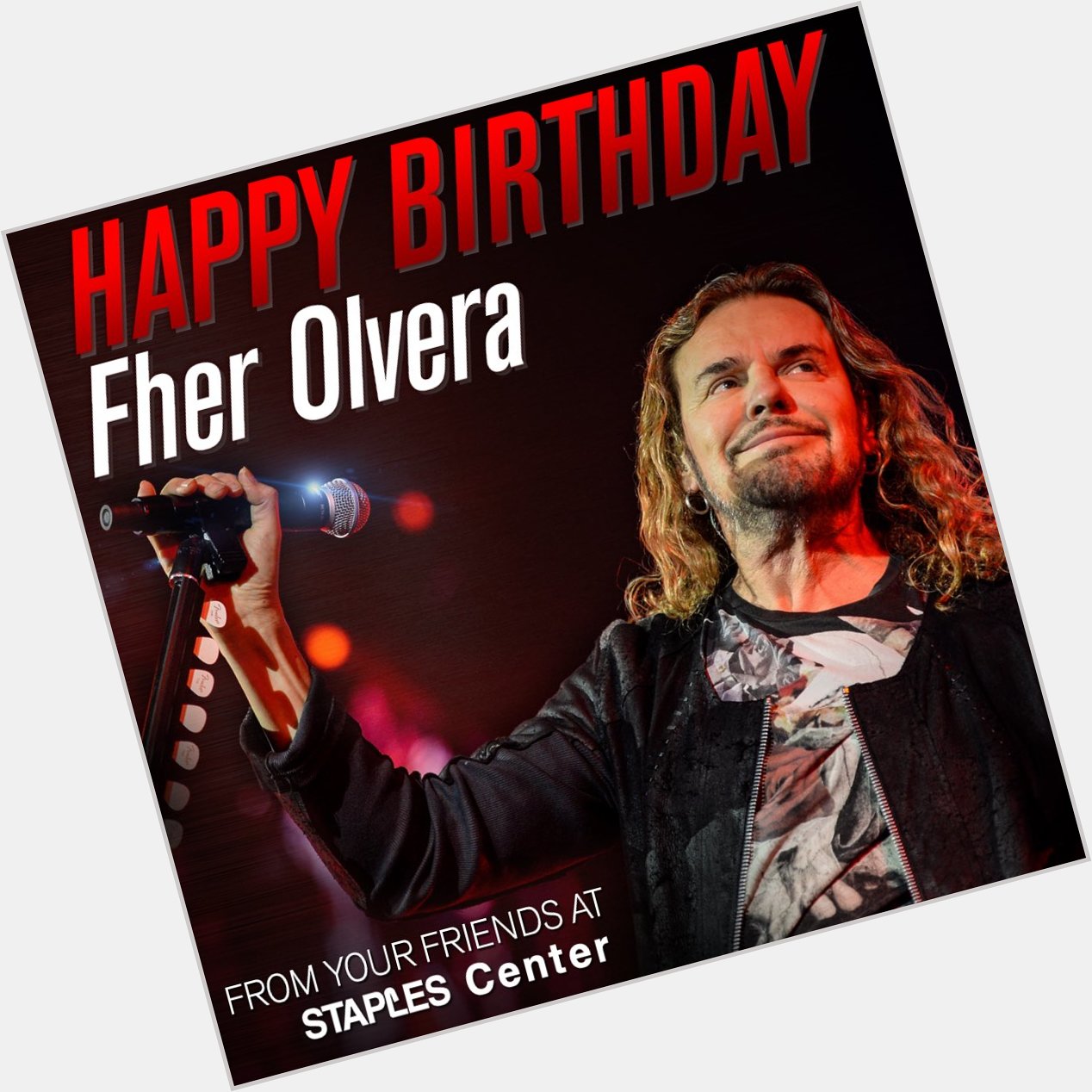 Happy Birthday to Mana\s lead singer Fher Olvera!  