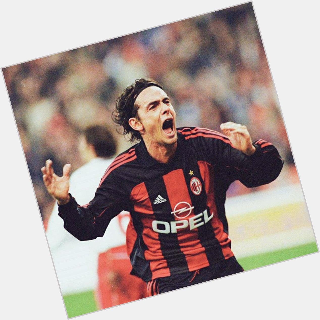 Happy birthday legend Filippo INZAGHI.. You and Milan has always been my favorite.   